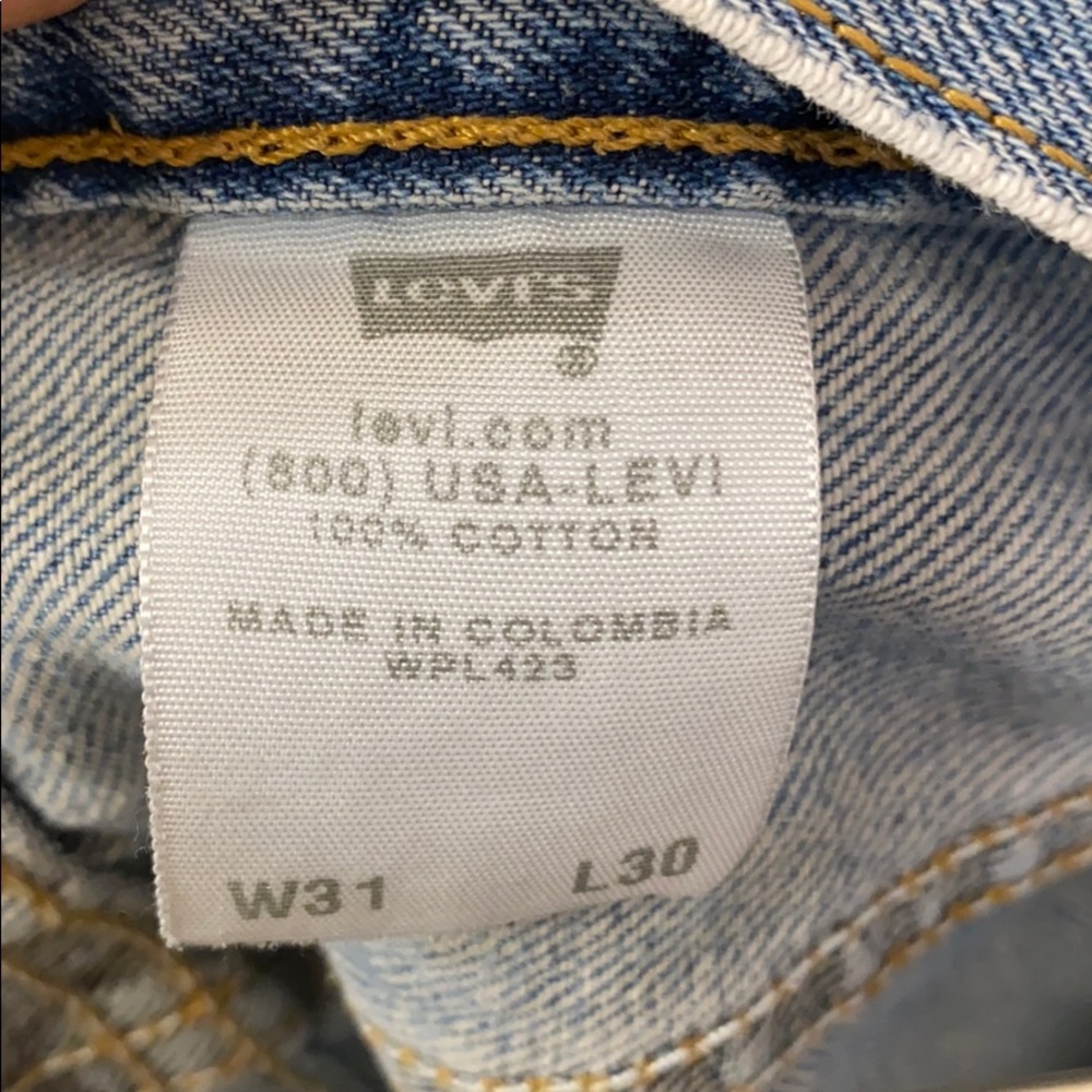 VINTAGE LEVI’S 501 high waisted short size 31 - Picture 11 of 11